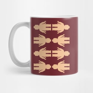 8 x Minifig Stickers Mug